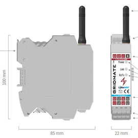 GridMate 3-Phase Energy Monitor — LoRaWAN US915